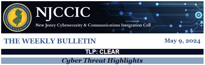 NJCCIC Weekly Bulletin | Recent Observed Iranian State-Sponsored Cyber Threat Group Activity