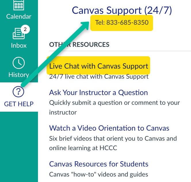 Canvas Support