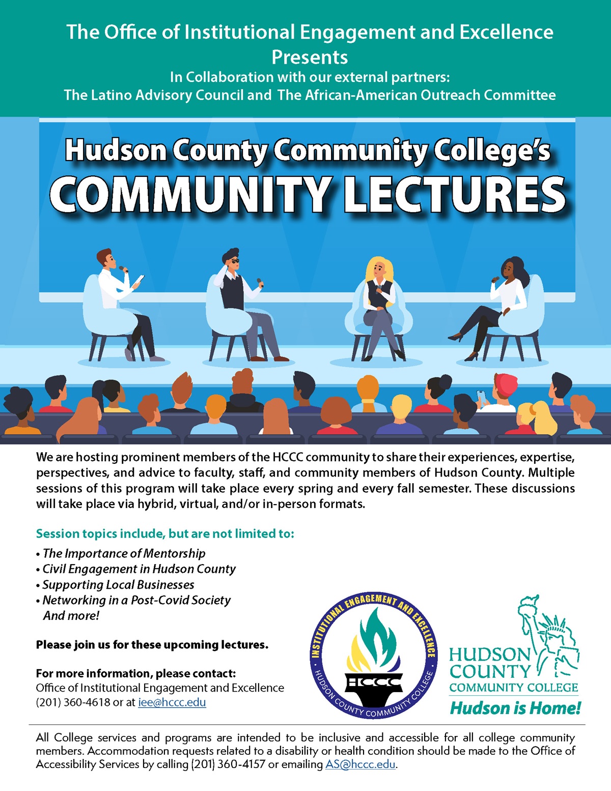 Institutional Engagement and Excellence Community Lectures