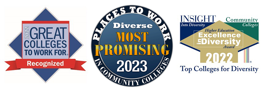 HCCC Great Colleges, Diversity and Award Logos