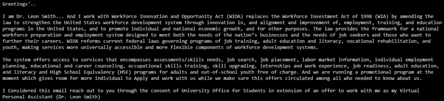 ITS Warning: Apply for Job Internally.txt