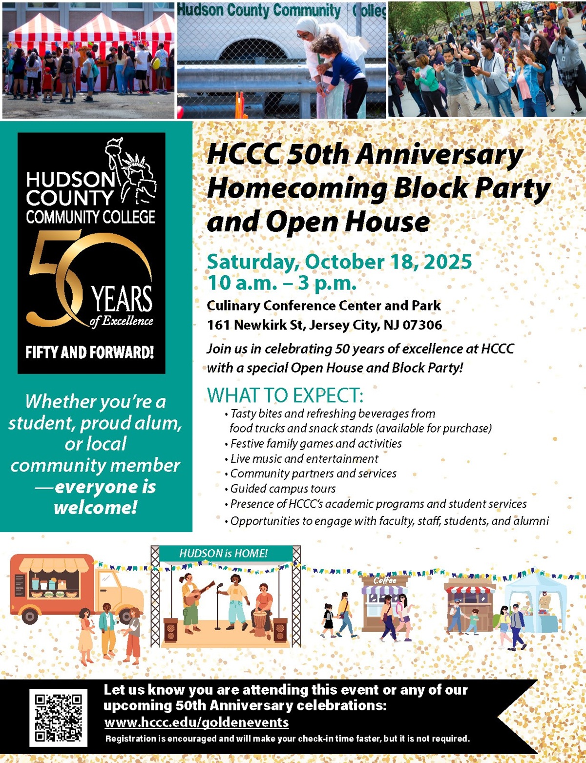 HCCC 50th Anniversary Homecoming Block Party and Open House