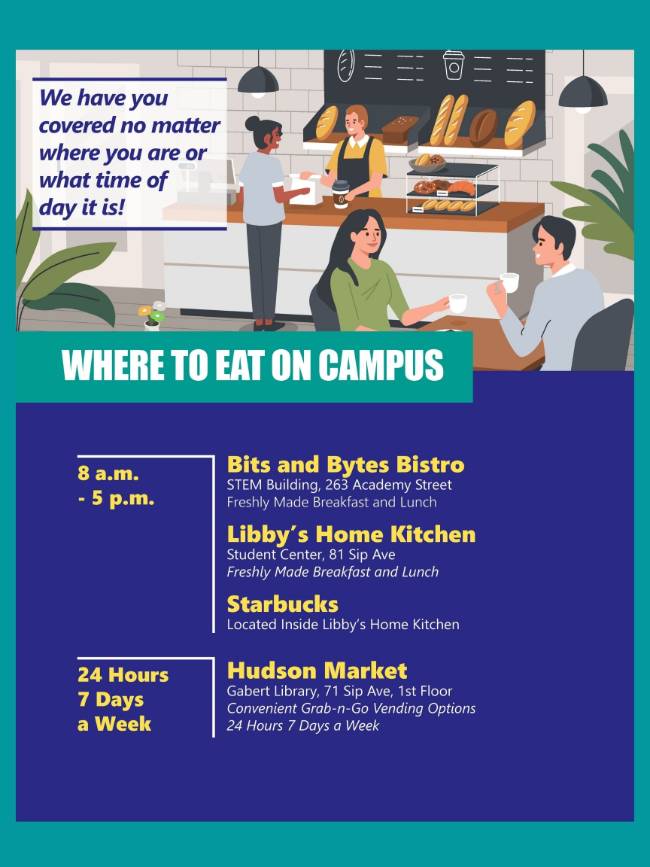 Where to eat flyer