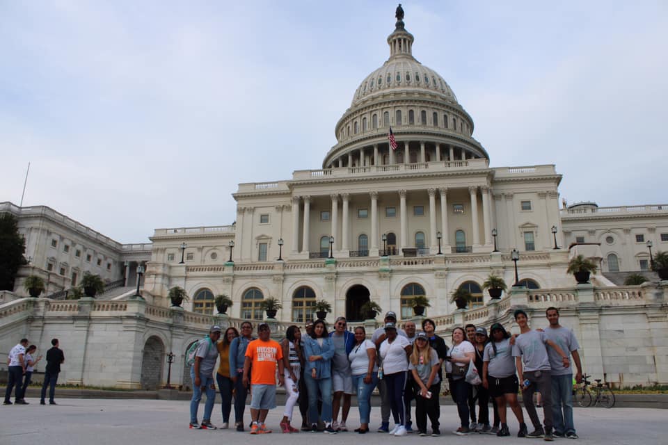 Members of the HCCC Community visiting the 
United States Congress Office