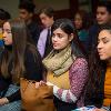 Students at a lecture