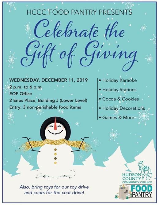 The Gift of Giving Flyer.