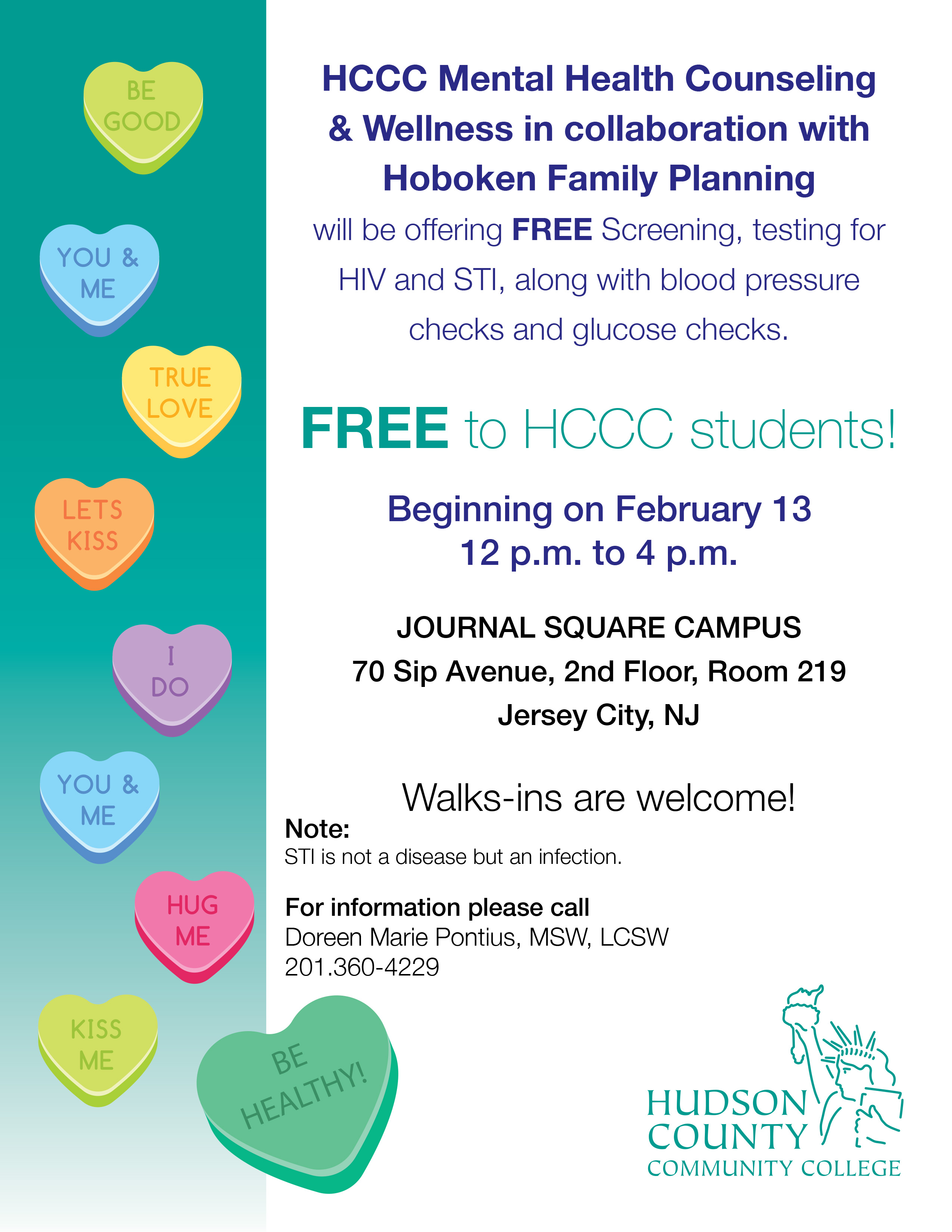 The Hoboken Family Planning Flyer.