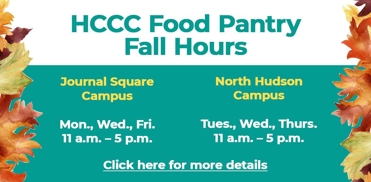 Food Pantry Fall Hours