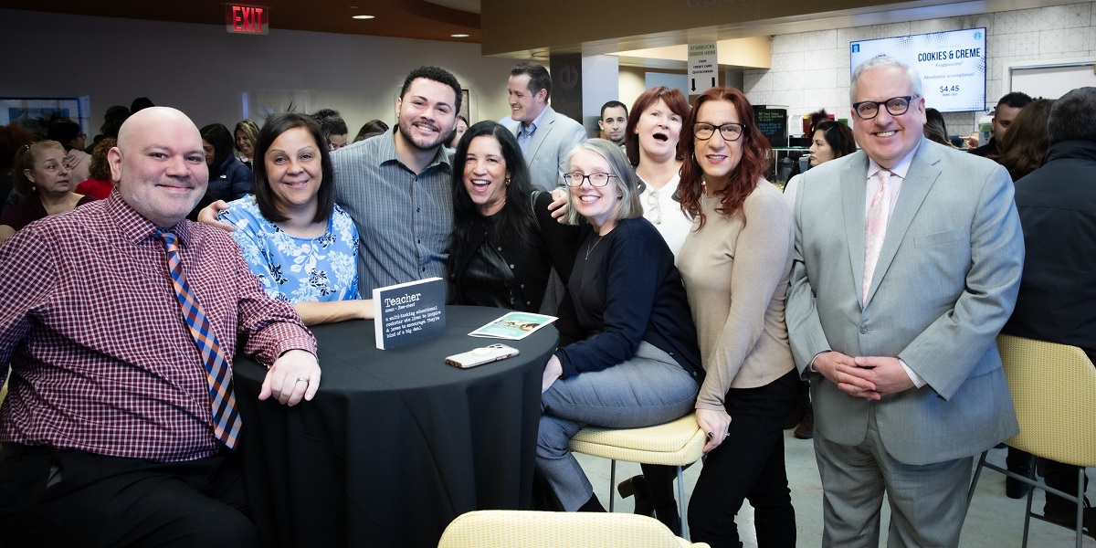 Faculty and Staff with Dr. Chris Reber