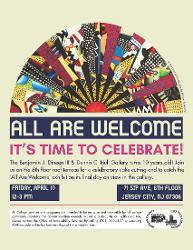 All Are Welcome - The Benjamin J. Dineen III and Dennis C. Hull Gallery turns 10 as Hudson County Community College (HCCC) celebrates 50 years of educational service, engagement, and excellence.