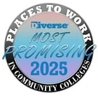 Diverse Magazine Most Promising Places to Work in Community Colleges 2025