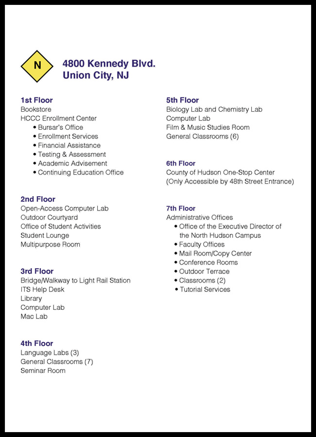 NHC Campus Map 2