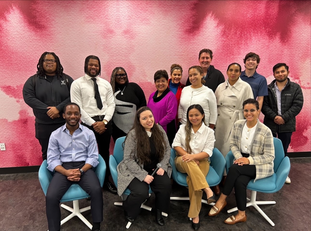 Pictured here, the College’s GTI Career Panel of  professionals who share insights on pathways, skills, and emerging trends.
