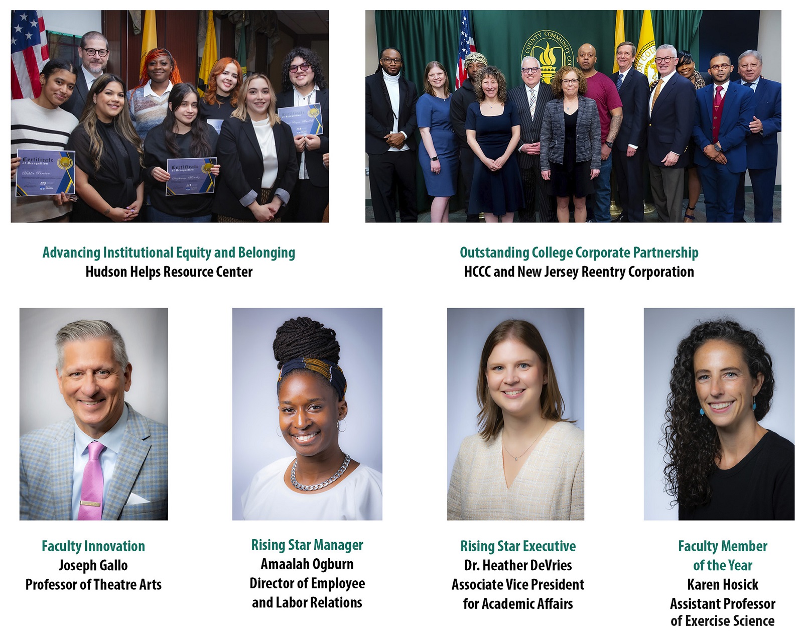 Hudson County Community College (HCCC) has been recognized as a national finalist in six American Association of Community Colleges’ Awards of Excellence categories. Hudson County Community College (HCCC) has been recognized as a national finalist in six American Association of Community Colleges’ Awards of Excellence categories.