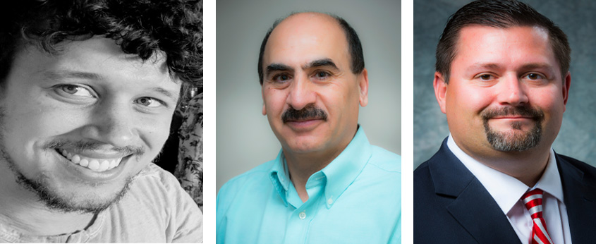 Eric Adamson, Faisal Aljamal, and Dr. Peter Cronrath