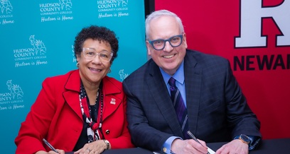 Hudson County Community College and Rutgers University-Newark Sign CONNECT Transfer Pathways Agreement