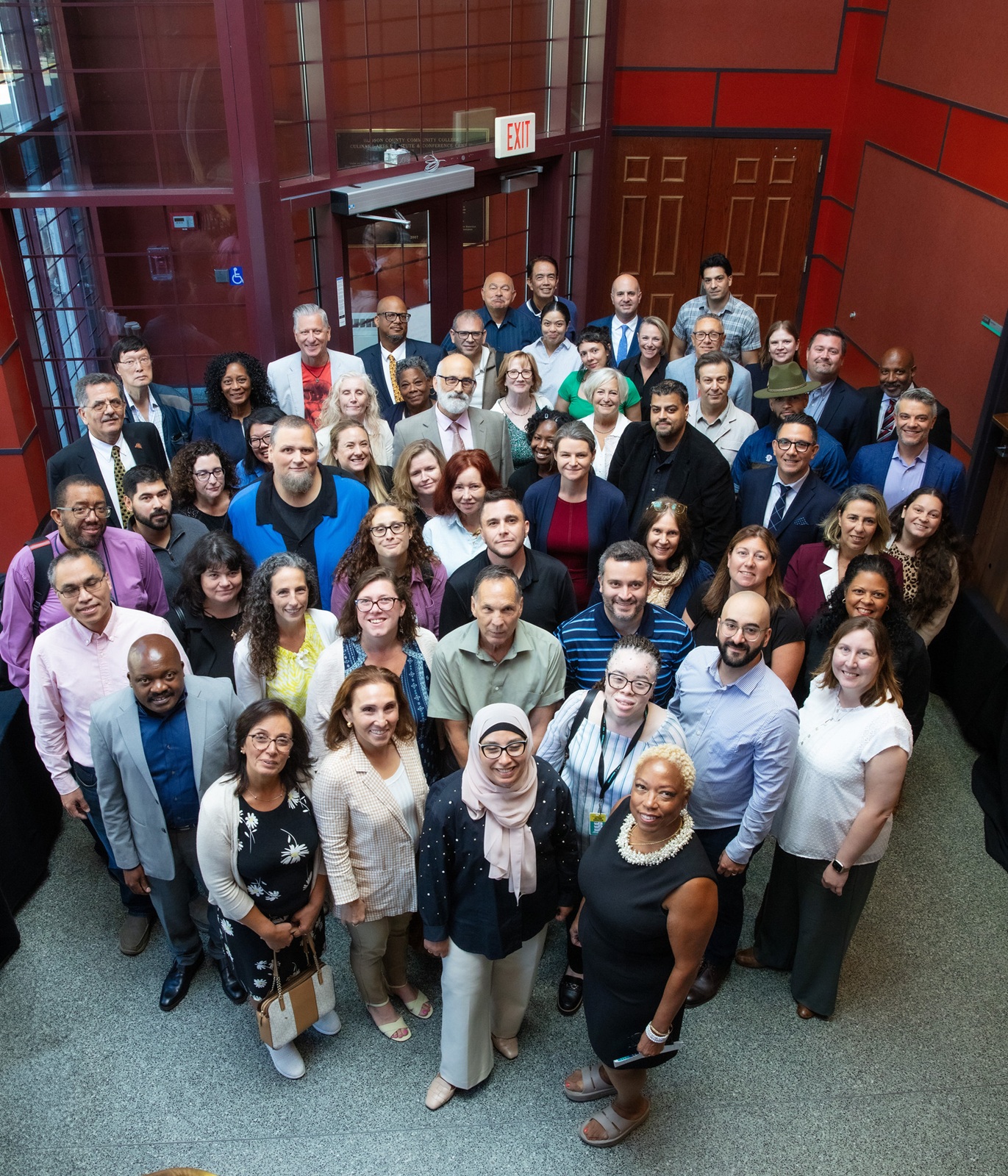 Pictured here, HCCC faculty at an event. Pictured here, HCCC faculty at an event.