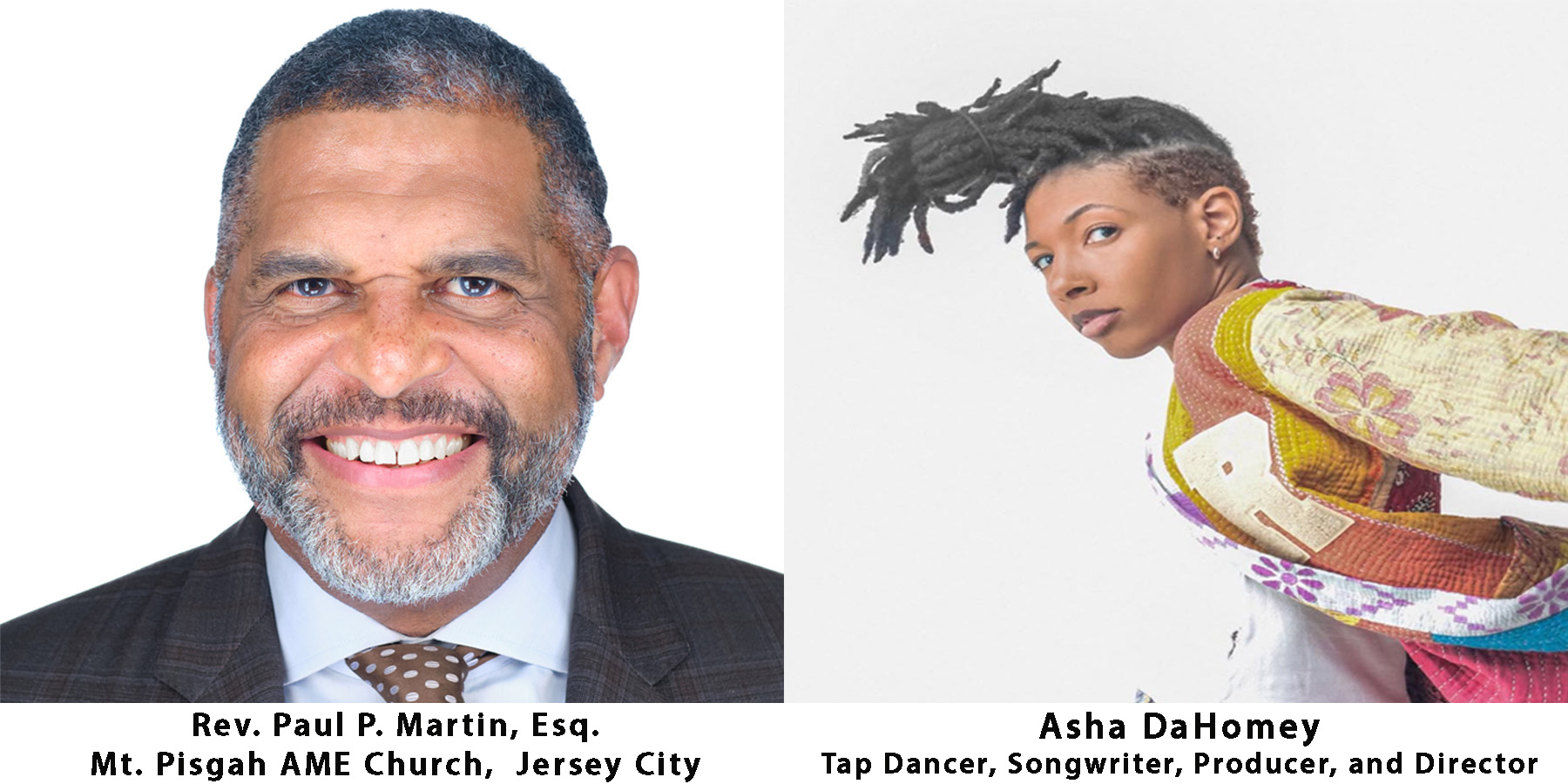 Reverend Paul P. Martin, Esq. and Asha DaHomey