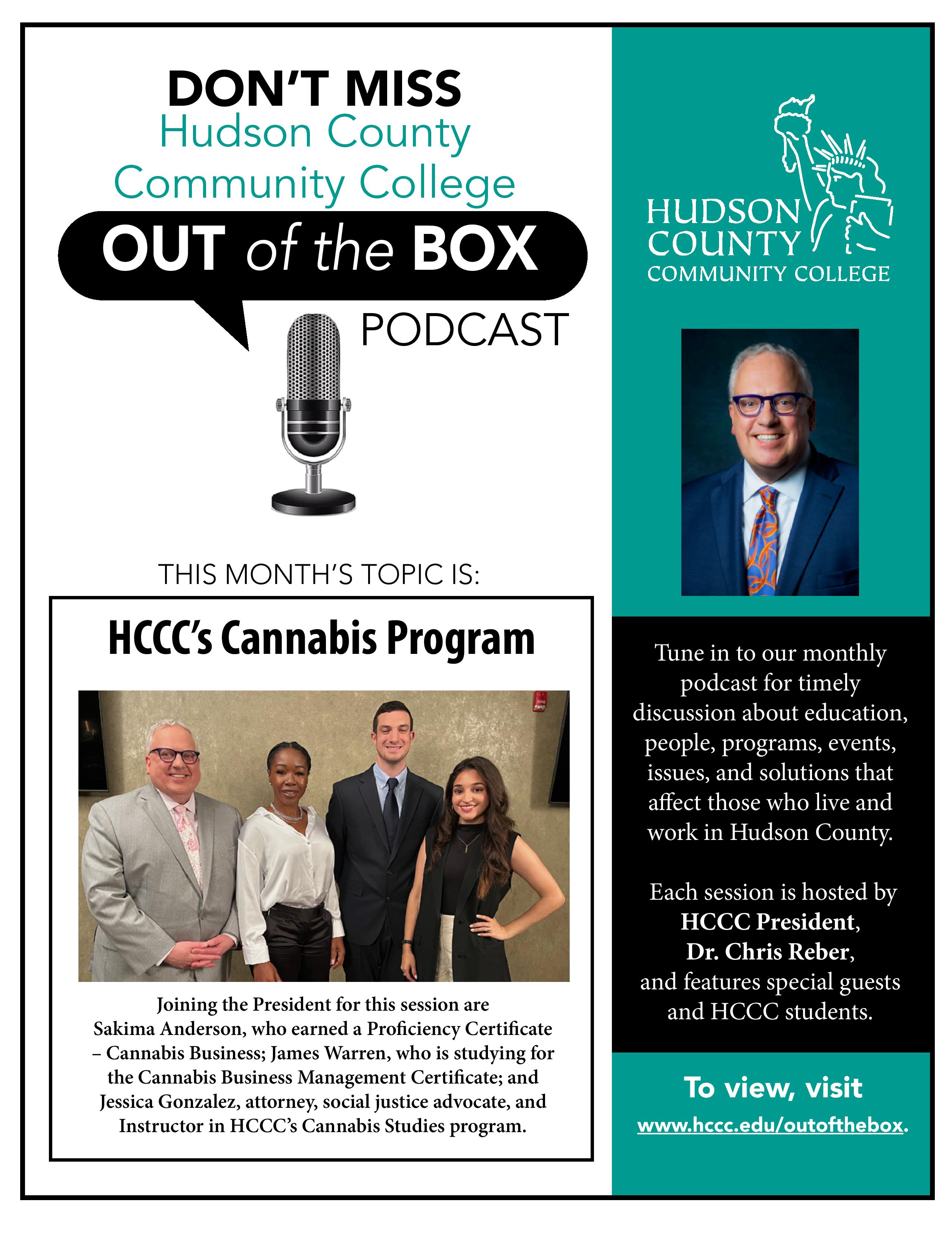 HCCC Out of the Box - HCCC's Cannabis Program