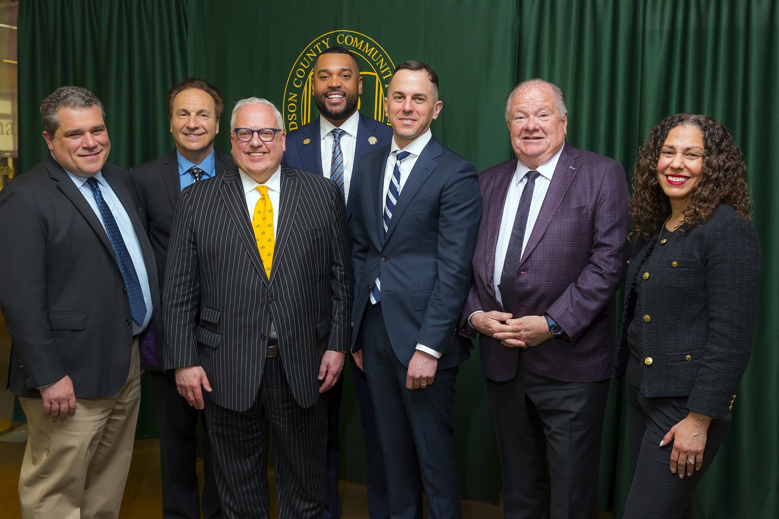 HCCC hosted Congressman Rob Menendez and County Executive Craig Guy at a press conference to discuss how the funding will strengthen the local workforce and help students obtain family-sustaining jobs.