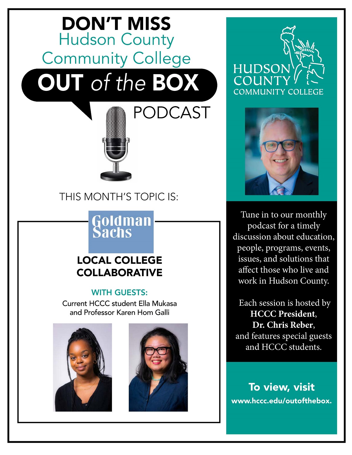 Out of the Box - Goldman Sachs Local College Collaborative