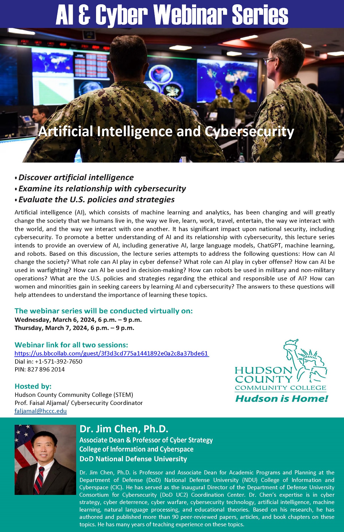 Serie de seminarios web sobre IA y cibernética
