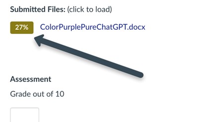 SpeedGrader Similarity Score