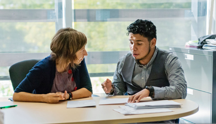 Student and tutor